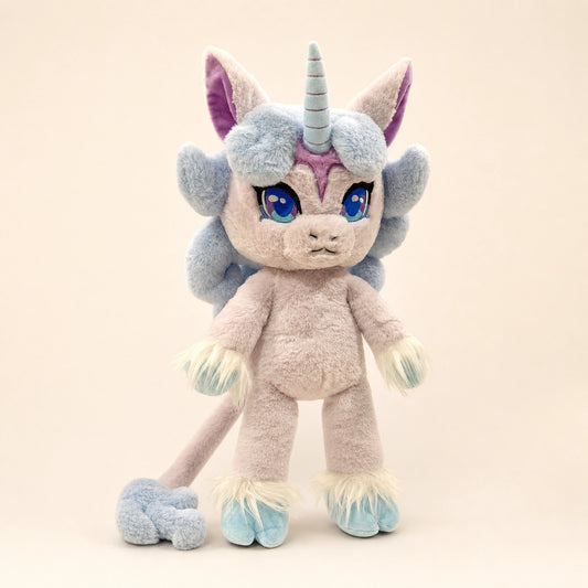 Thea the Lonely Unicorn plush product listing image.