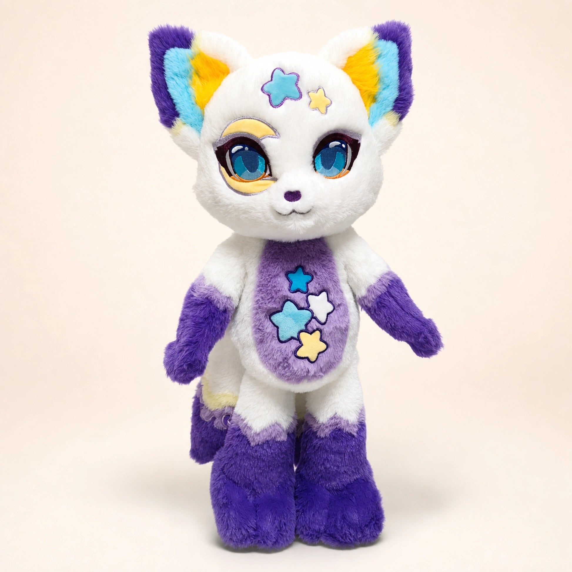 Artemis the Cosmic Kitsune plush product listing image.