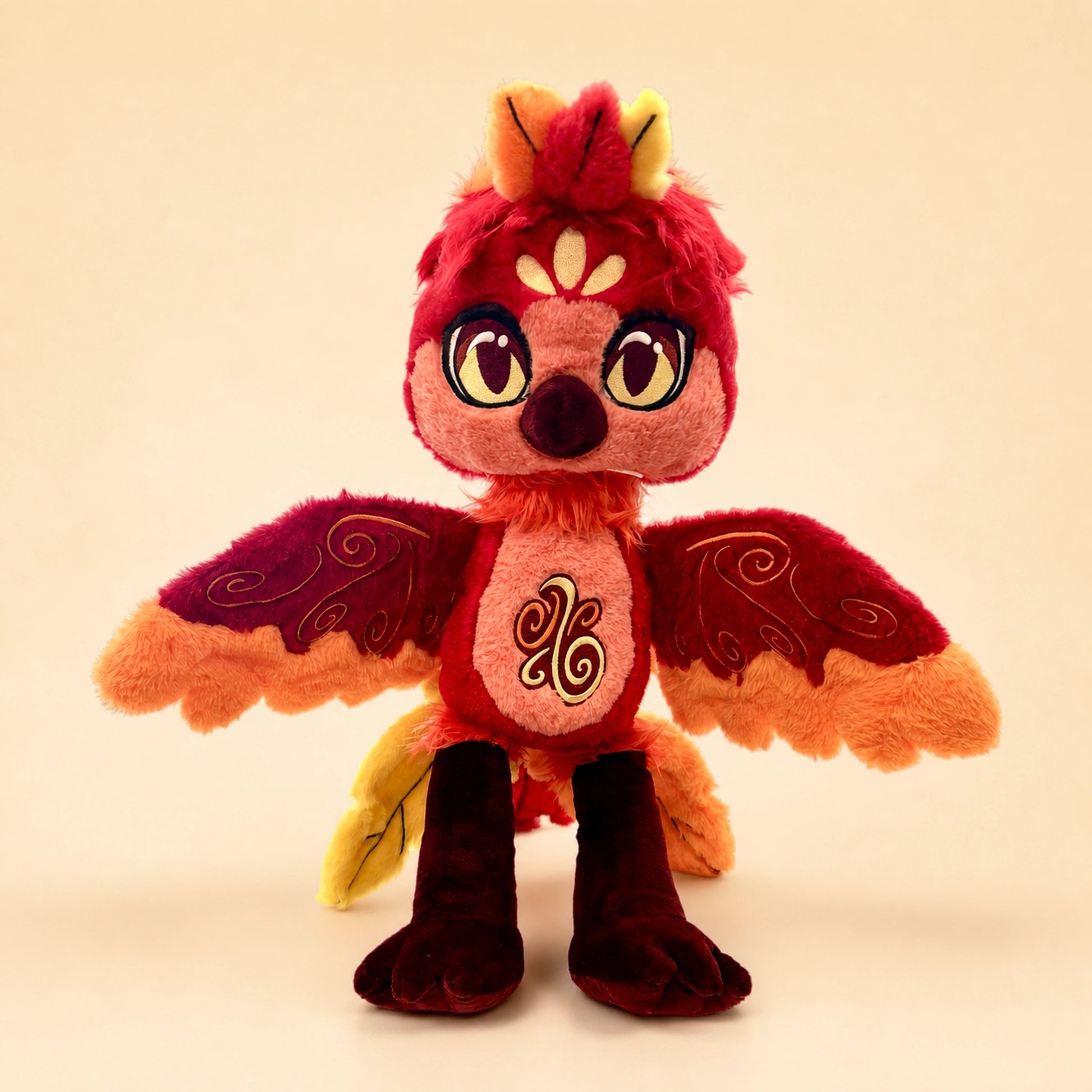 Cinder the Phoenix plush product listing image.