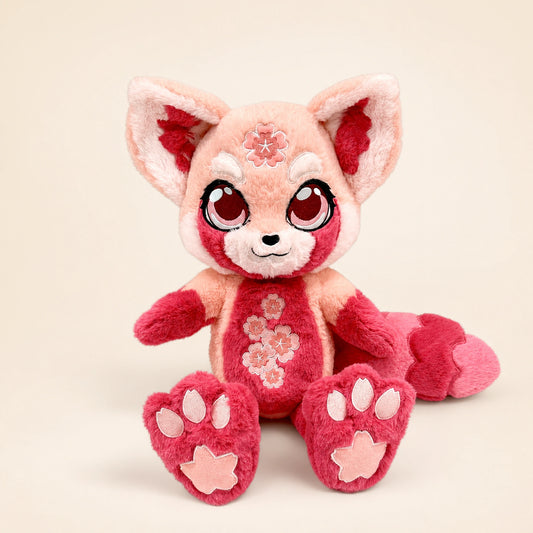 Eden the Spring Red Panda plush product listing image.