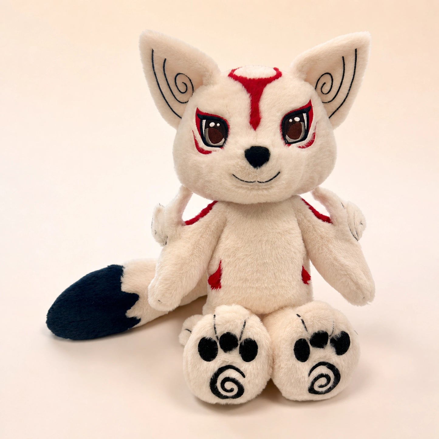 Teru the Painted Wolf plush product listing image.