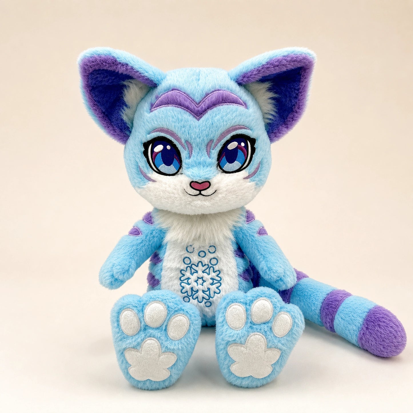 Yuki the Winter Tiger plush product listing image.