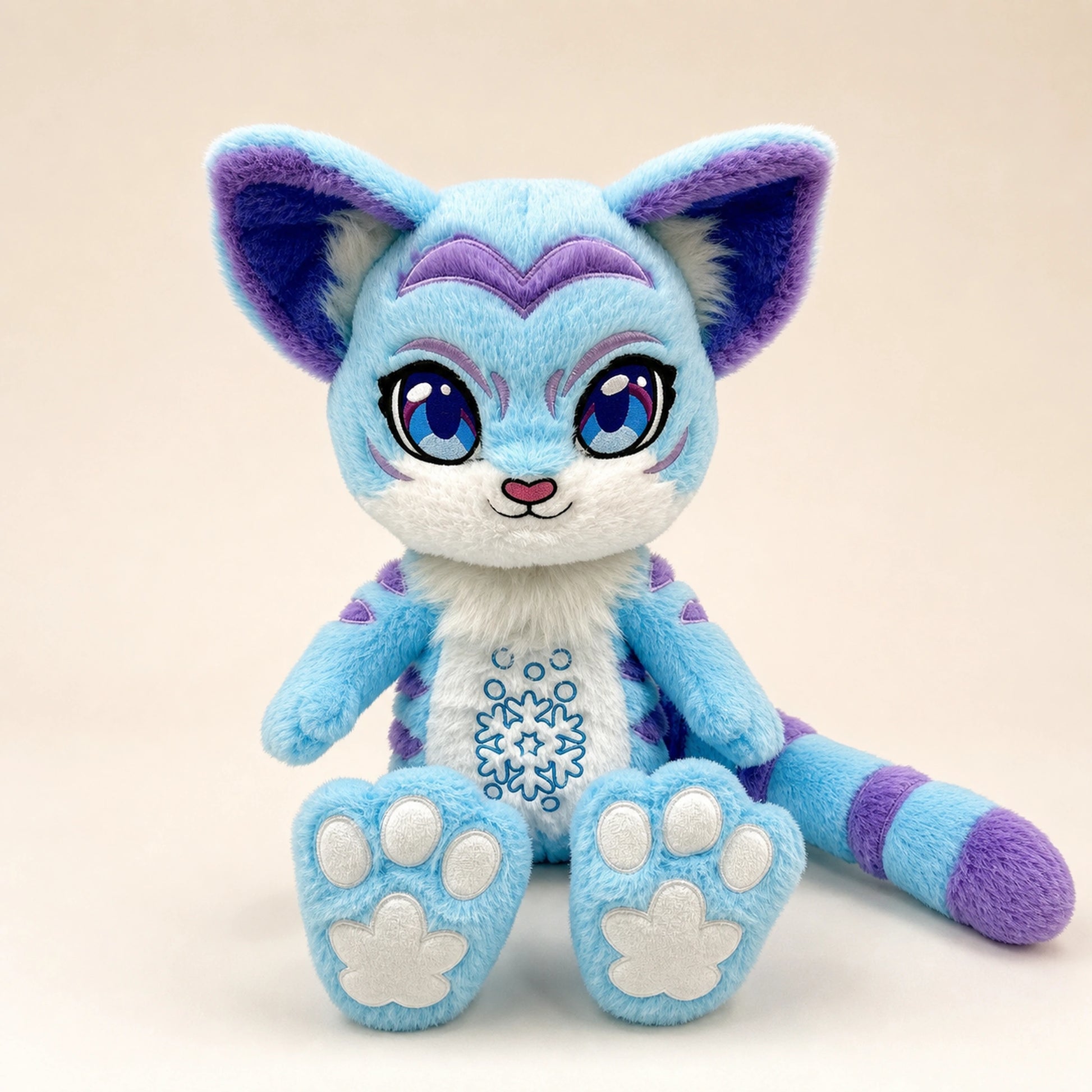 Yuki the Winter Tiger plush product listing image.